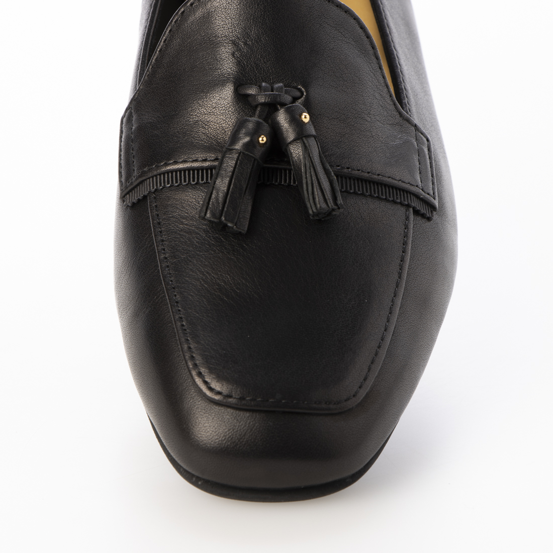 【極美品】 MACKINTOSH マッキントッシュ ローファー S 黒 ゴールド マッキントッシュ ロンドン MACKINTOSH LONDON フリンジビット