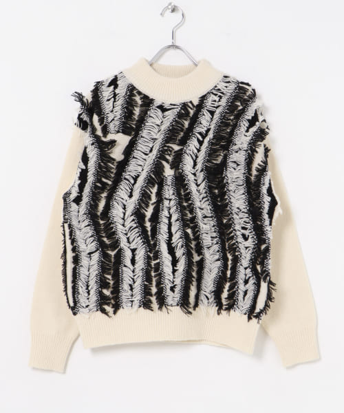 URBAN RESEARCH ITEMS / アーバンリサーチ アイテムズ フリンジプチハイニット フリンジプチハイニット[IT47-22A019]｜URBAN RESEARCH公式