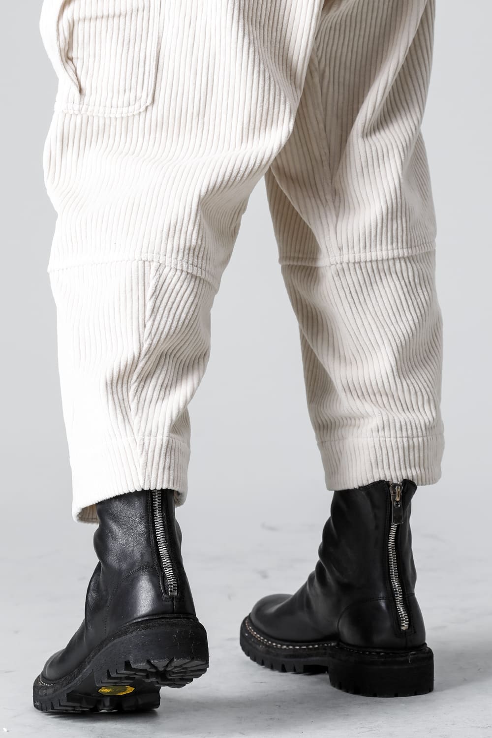 グイディ GUIDI Norvegian welted Back Zip Boots Vibram Sole