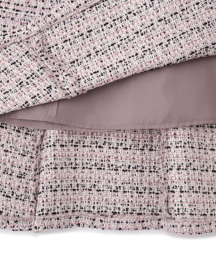 セール 10%OFF】ミックスツイードフレアスカート 24AW(506870399