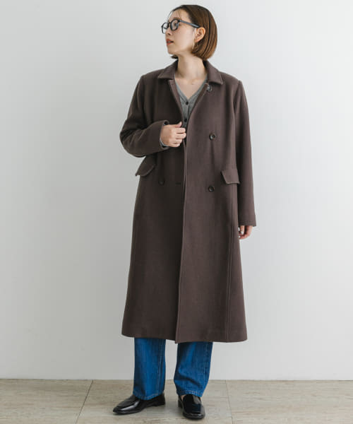 クーポン】【セール 50%OFF】F by ROSSO モッサダブルロング クーポン】【セール 50%OFF】F by ROSSO モッサダブルロング