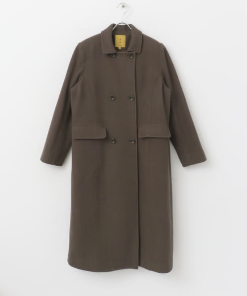 セール 50%OFF】F by ROSSO モッサダブルロングコート(506883127 セール 50%OFF】F by ROSSO モッサダブルロングコート(506883127