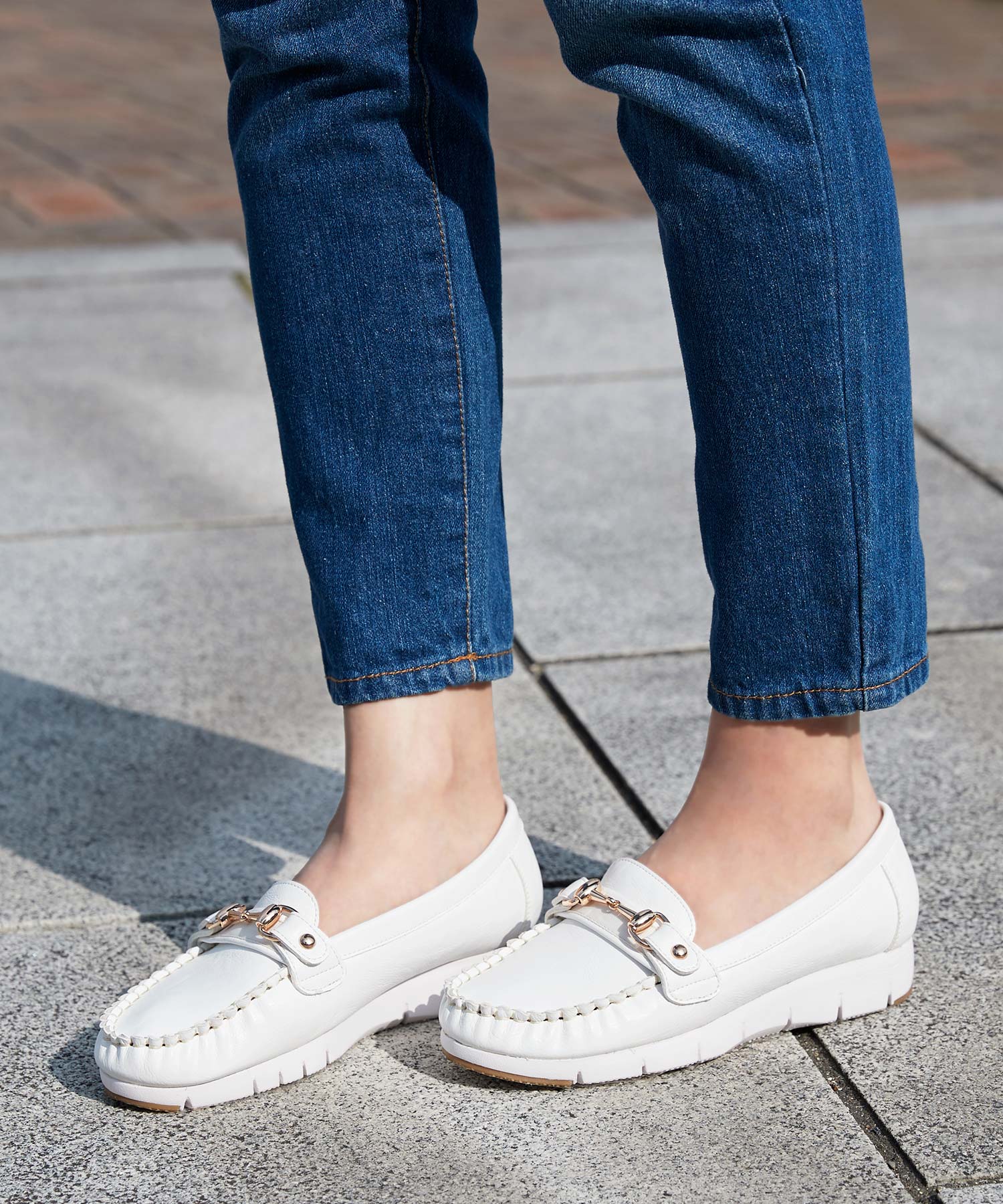 アツゾコビットローファー SERACE】＋5㎝ volume high sole chain bit loafers