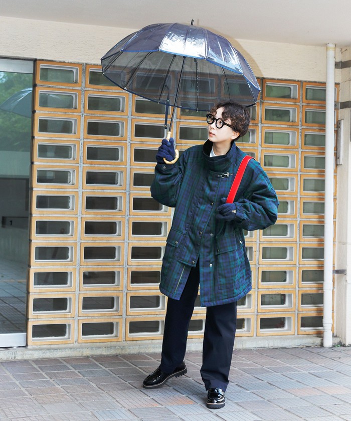 WEB限定】＜kinoko.さん×GLR or＞ブラックウォッチ柄 ファイヤー
