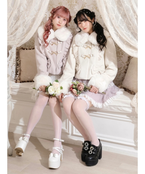 セール】お嬢さんワッフルショートコート(507512221) | ノエミー セール】お嬢さんワッフルショートコート(507512221) | ノエミー