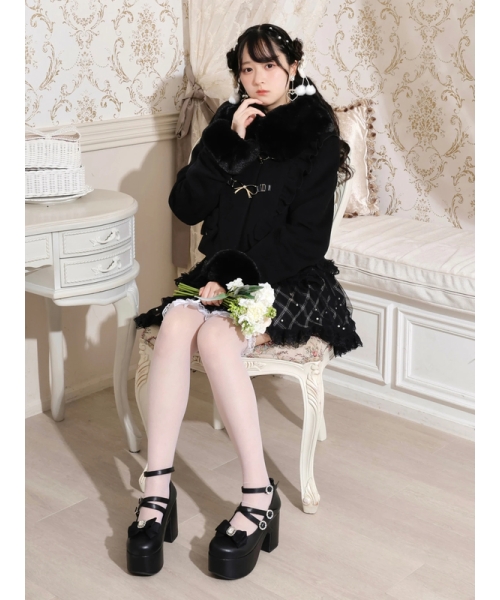 セール】お嬢さんワッフルショートコート(507512221) | ノエミー セール】お嬢さんワッフルショートコート(507512221) | ノエミー