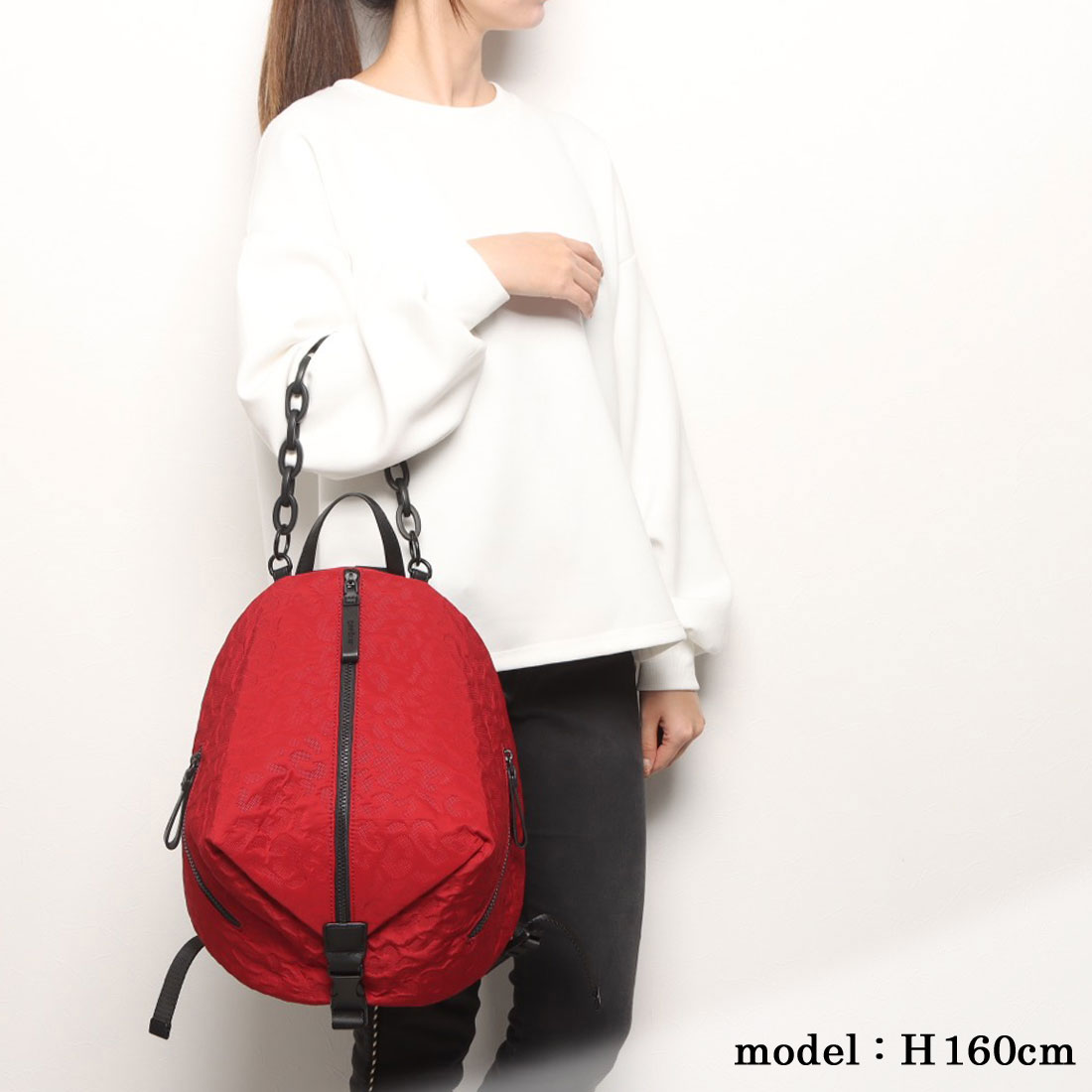 未使用 Desigual デシグアル マルチポジションバッグ ショルダーバッグ デシグアル Desigual マルチポジション ミドルバッグ （グリーン