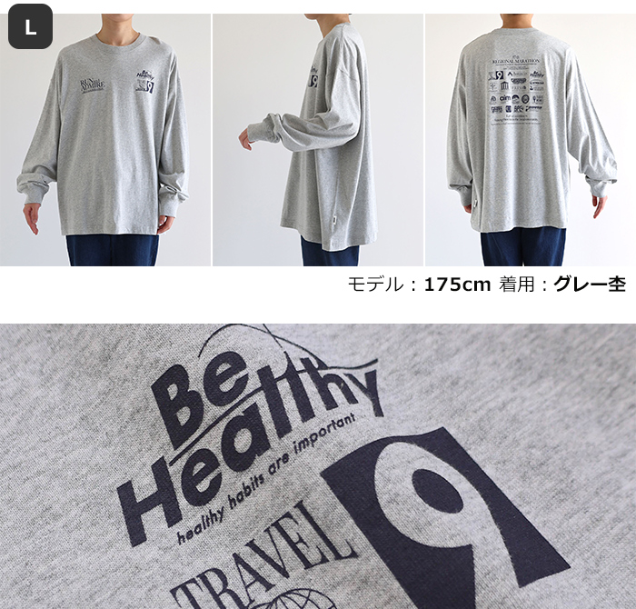 セール25%OFF】アンドミー andme 企業ロゴ プリント 長袖 T