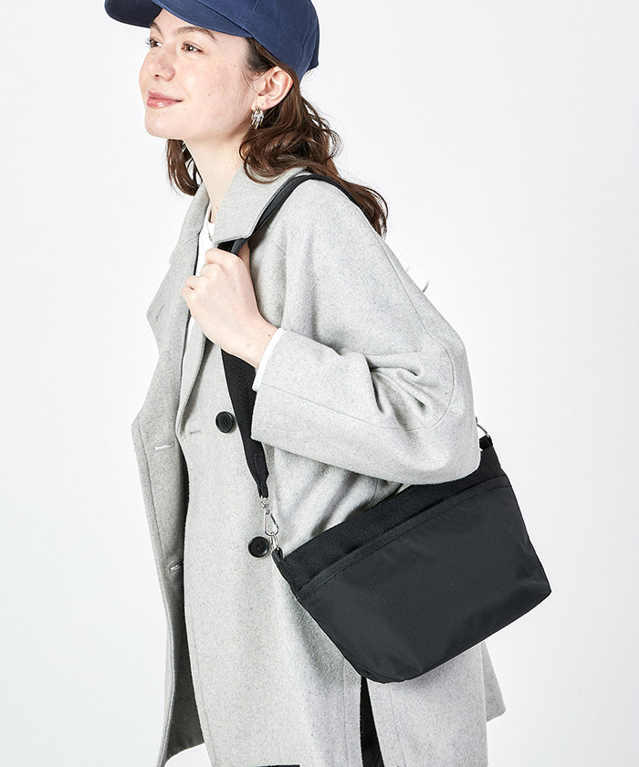 SMALL BUCKET BAGリサイクルドブラックJP(506063218
