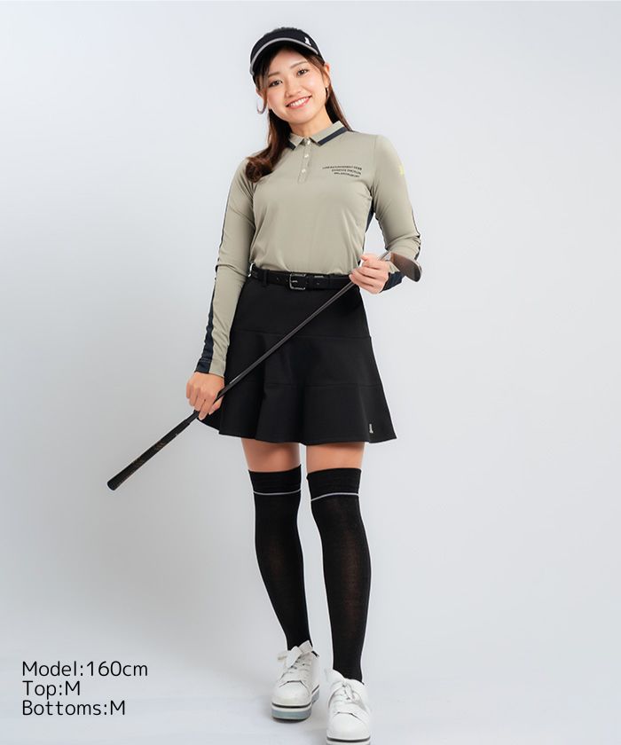 ランバンスポール　WEB限定品 切り替えデザインスカート LANVIN SPORT 【WEB限定】切り替えデザインスカート（総丈40.5cm