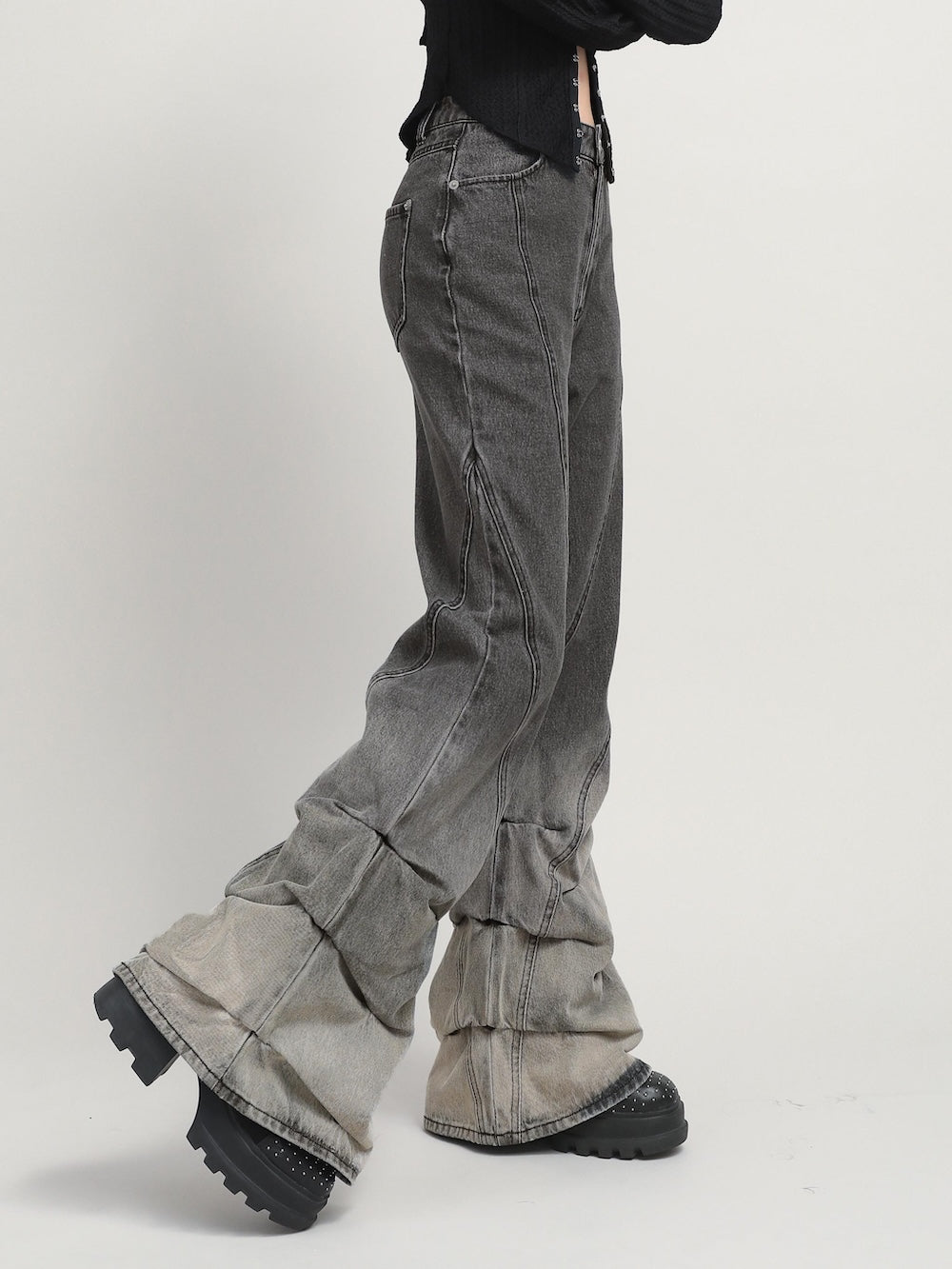 セール40%OFF】ダーリッチ Darich ルーズクッションデニムパンツ