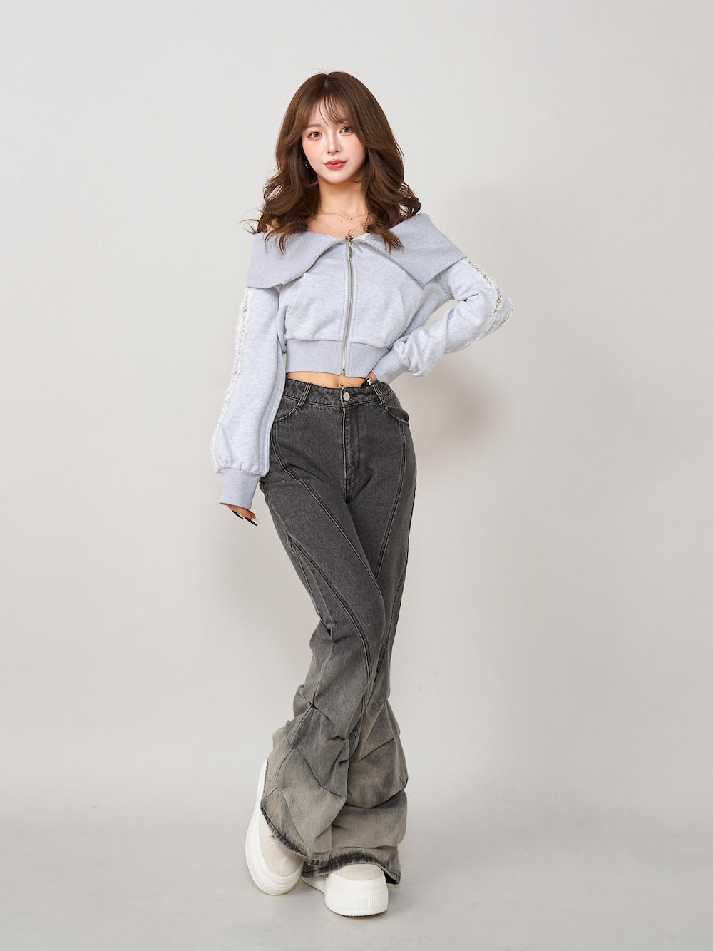 セール40%OFF】ダーリッチ Darich ルーズクッションデニムパンツ