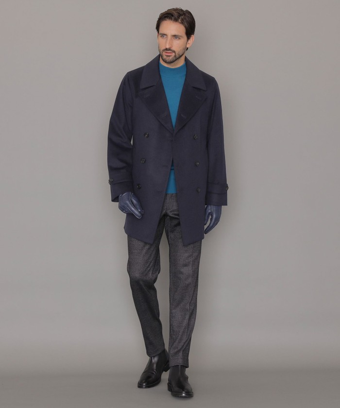 【12月スーパーSALE 15％OFF】 セール 33%OFF】ウールカシミヤビーバートレンチコート ジャケット・アウター