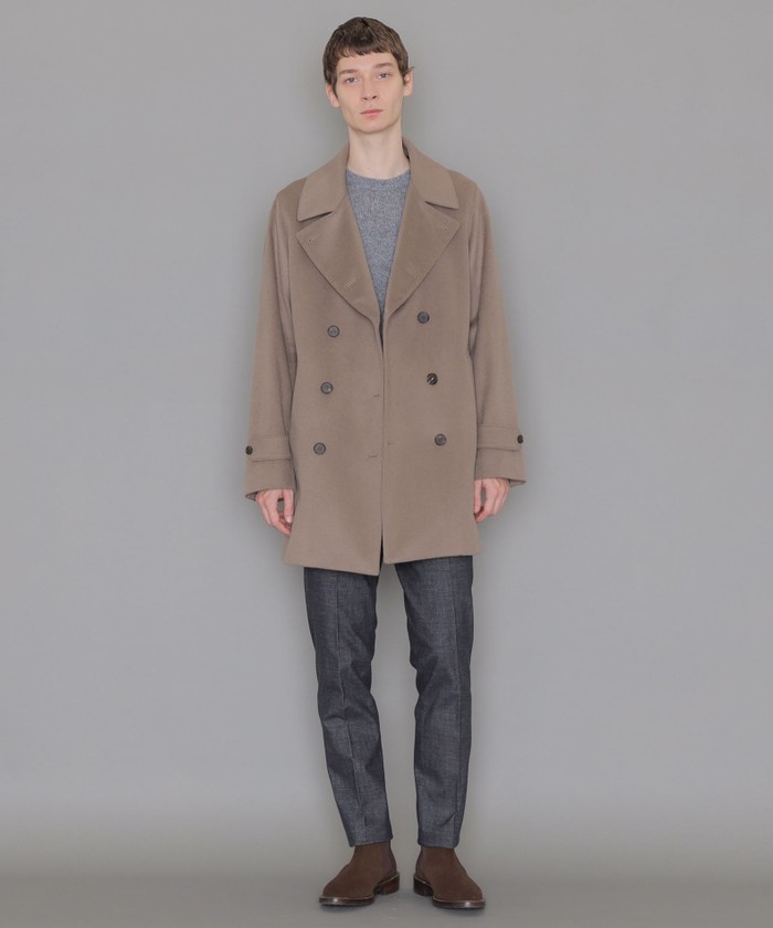 MACKINTOSH LONDON ピーコート ネイビー カシミヤ 40