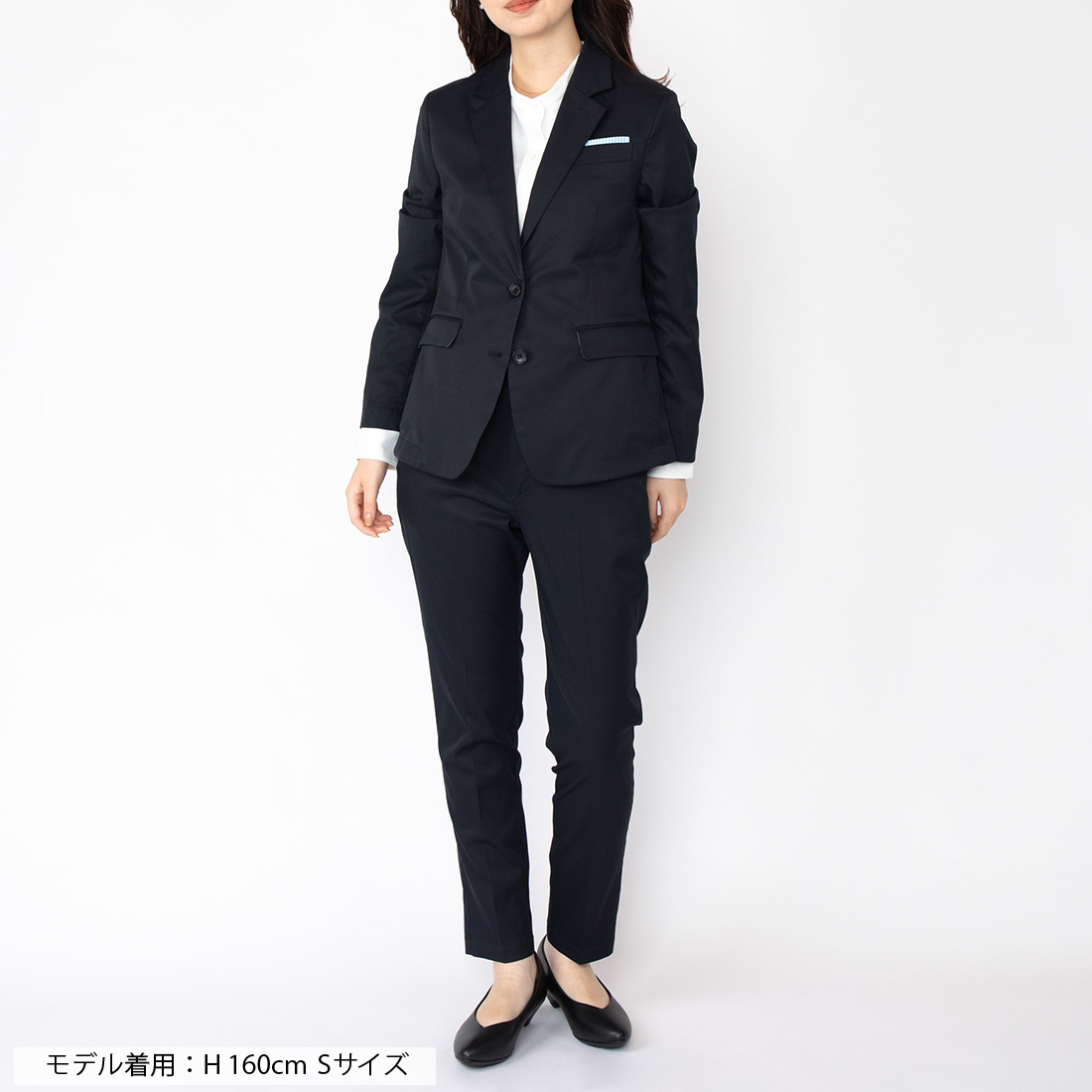 WWS 紺　ブレザー 上着　スーツ　ジャケット　仕事 WWS 紺ブレザー 上着スーツジャケット仕事