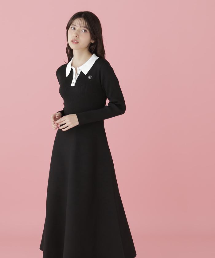 楽天市場】【SALE／20%OFF】長袖ソウバリフレアニットワンピース
