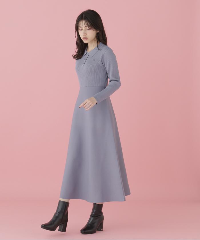 美品　ジルスチュアート　ネイビー　袖シフォン付　長袖ニット♡ 楽天市場】ジルスチュアート（ニット・セーター｜トップス