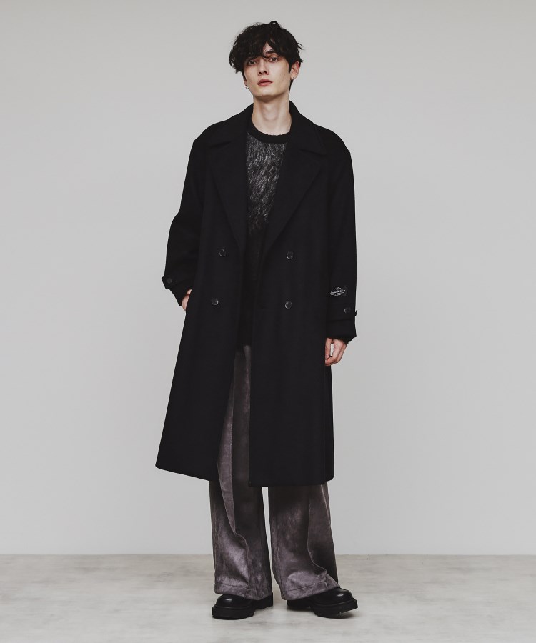 【美品】TAKEO KIKUCHI タケオキクチ Pコート ダブルボタン ウール タケオキクチ TAKEO KIKUCHI コート ピーコート Pコート
