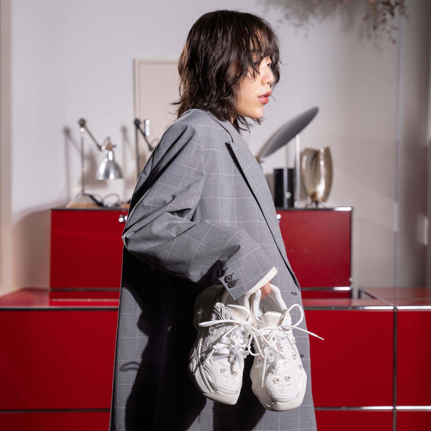 Keshay Shelsyさん専用.5 セイワ スカイ・ポール 2段式【代引不可・個人宅配送不可】-伸縮
