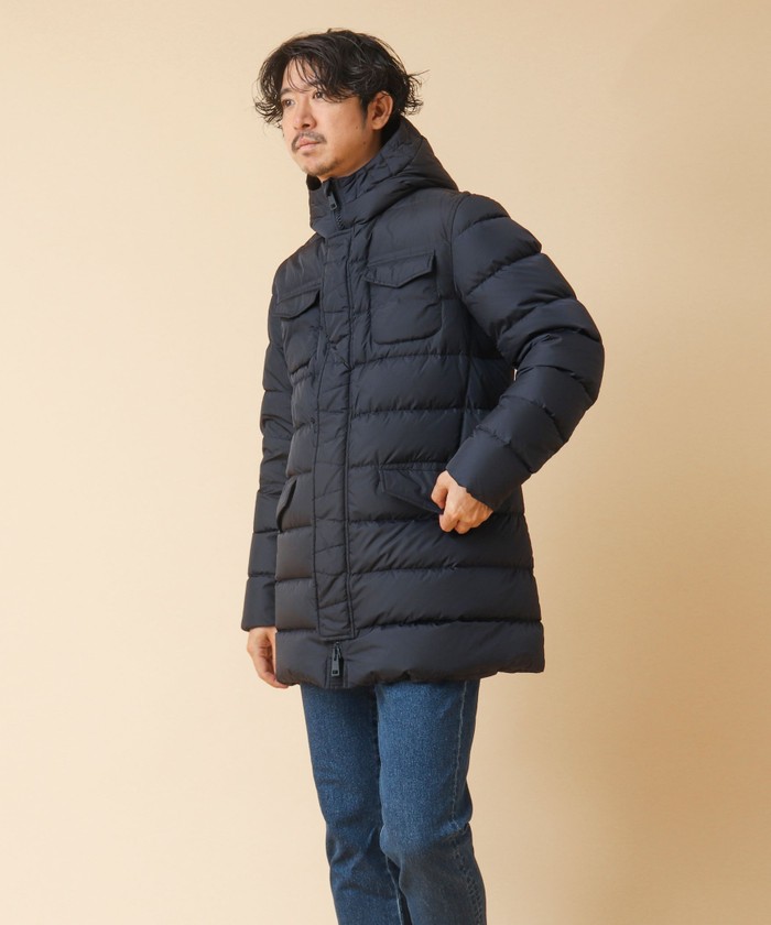 HERNO ヘルノ 撥水 4ポケット フード ダウンジャケット 24AW