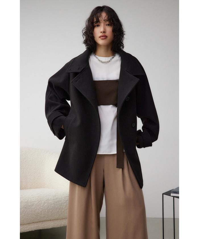 スタンドカラーウォッシャブルミディコート AZUL by moussy｜スタンドカラーウォッシャブルミディコート