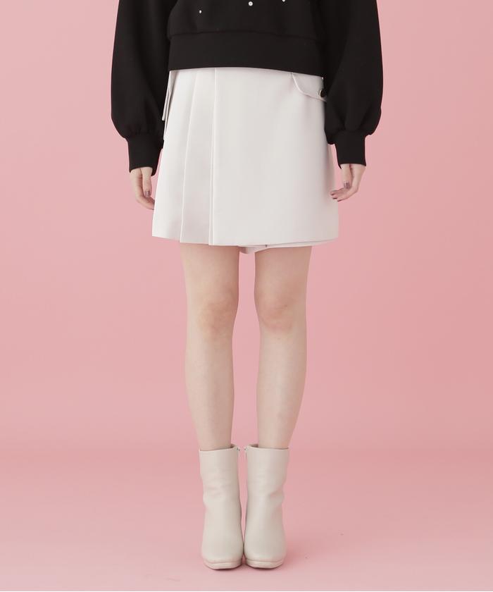 セール 40%OFF】ラップ風プリーツスカパン(507519086) | ジル
