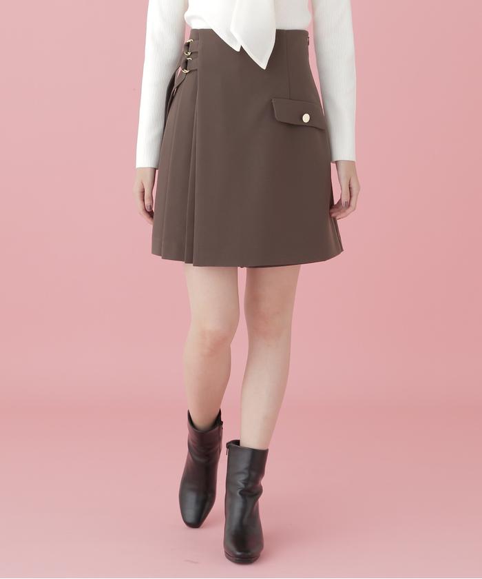 セール 40%OFF】ラップ風プリーツスカパン(507519086) | ジル