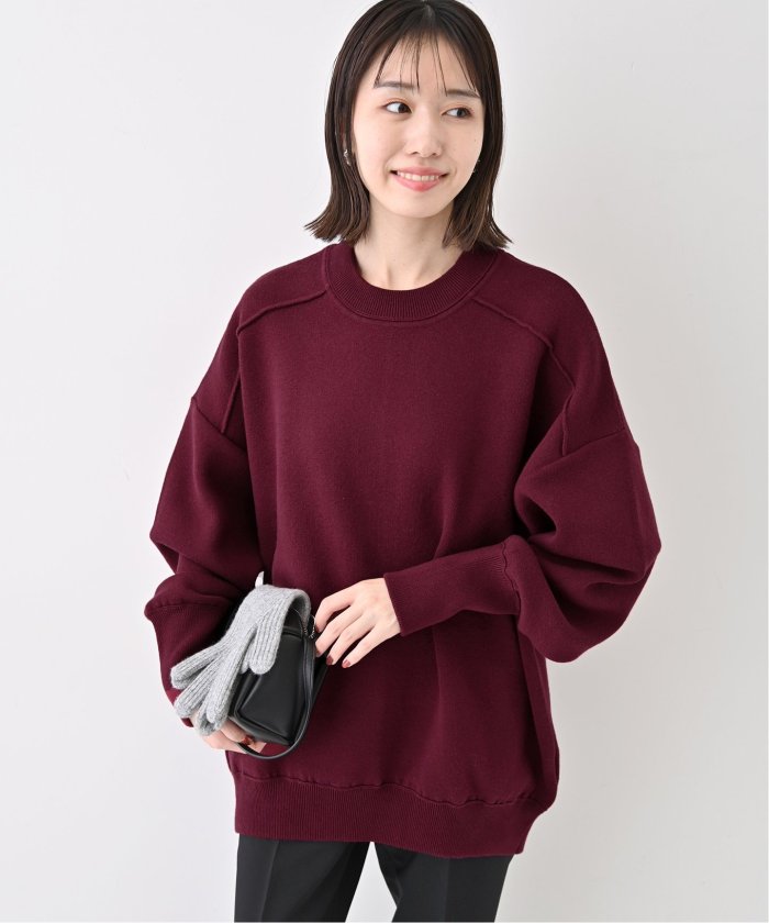 セール 30%OFF】オーバーサイズ スウェットライクニット