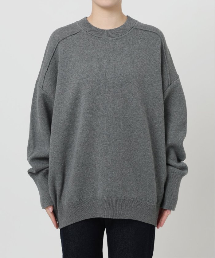 セール 30%OFF】オーバーサイズ スウェットライクニット