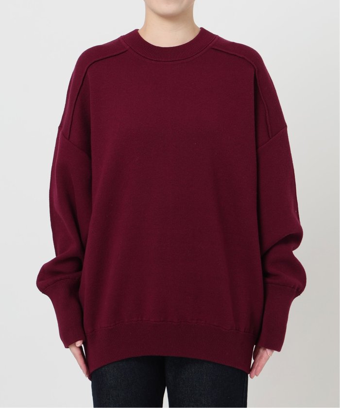 セール 30%OFF】オーバーサイズ スウェットライクニット