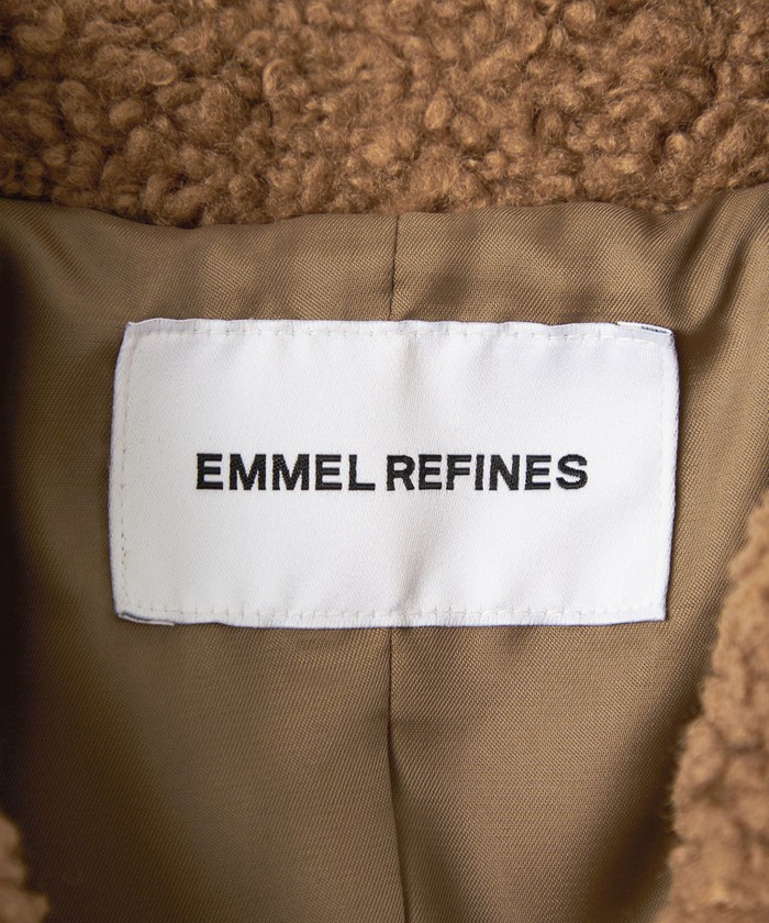 EMMEL REFINES>EM ダブルボタン ボアコート(507520657 EMMEL REFINES>EM ダブルボタン ボアコート(507520657