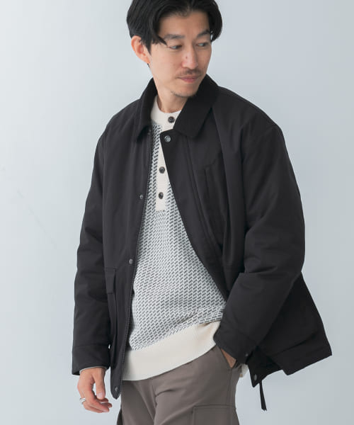 セール】襟コーデュロイ 中綿ハンティングJACKET(507521273