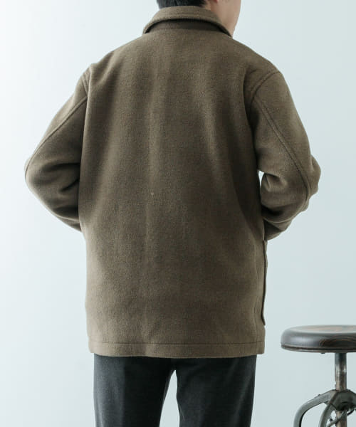 セール】ウール混 メルトン ショートコート(507521274) | ITEMS