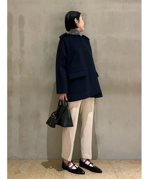 後ゴムセンタープレステーパードパンツ(ロングパンツ)｜パンツ