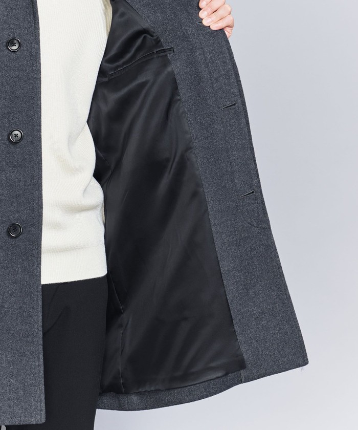 PE メルトン バルカラーコート ダークグレー BEAUTY＆YOUTH UNITED ARROWS ステンカラーコート コート 「WEB