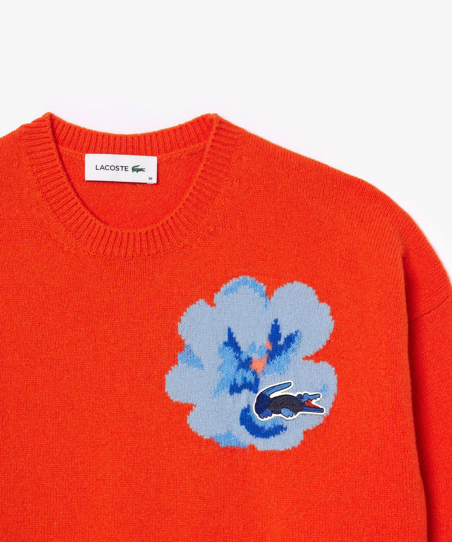 セール 40%OFF】ラコステ LACOSTE フラワージャカードハイゲージ