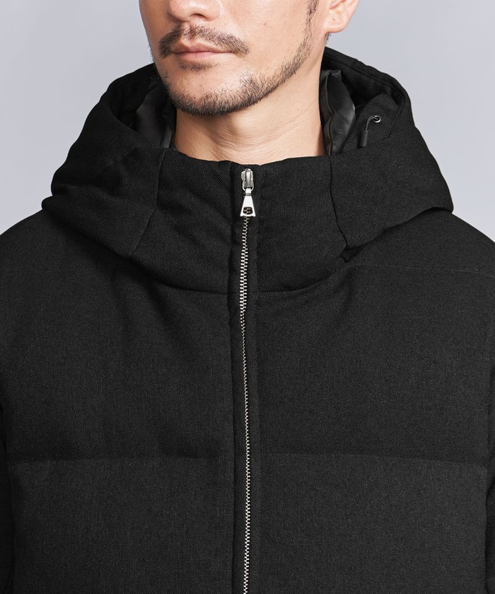 WEB限定 WARDROBE SMART】LANATEC フード ダウンジャケット