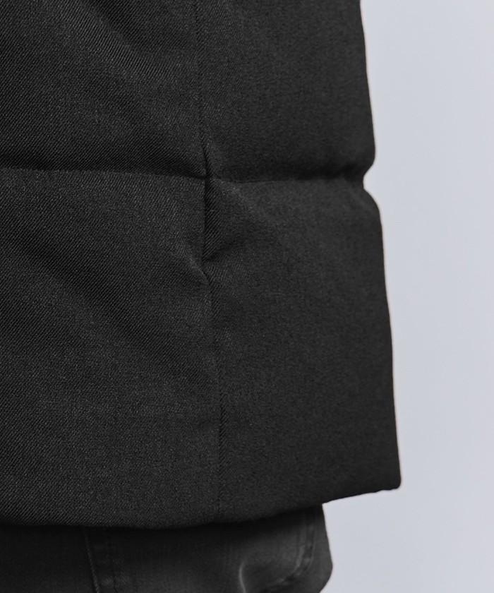 WEB限定 WARDROBE SMART】LANATEC フード ダウンジャケット
