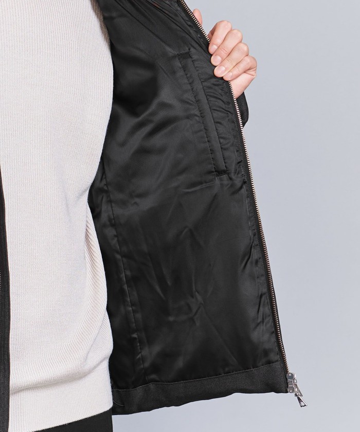 WEB限定 WARDROBE SMART】LANATEC フード ダウンジャケット