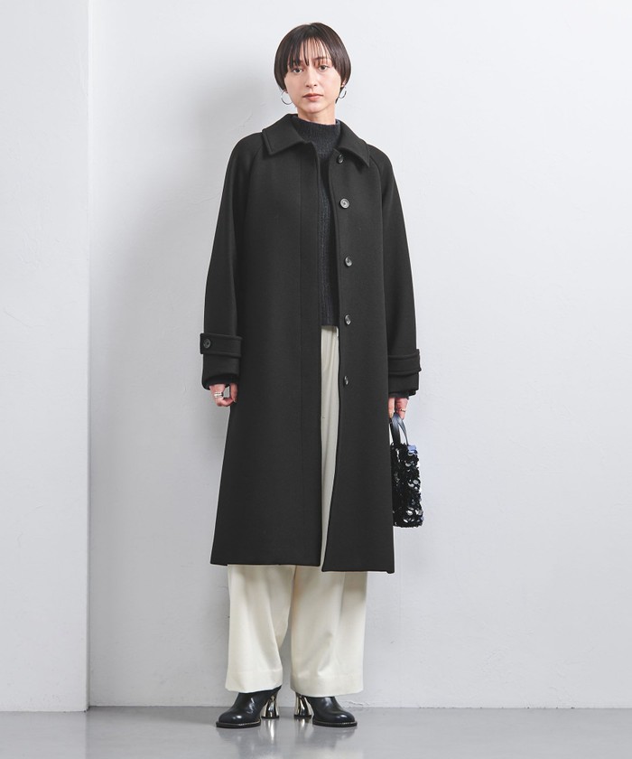MANTECO ステンカラー コート BLACK(507071230) | ユナイテッド