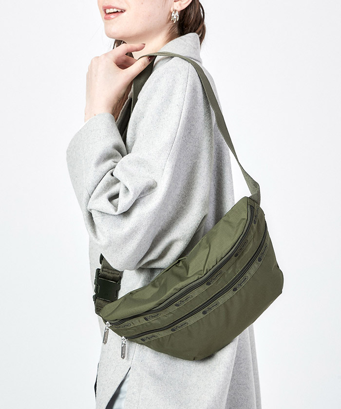 レスポートサック LeSportsac ヘリテージベルトバッグ オーラ HERITAGE BELT BAGスペクテイターブラック（ベルトバッグ
