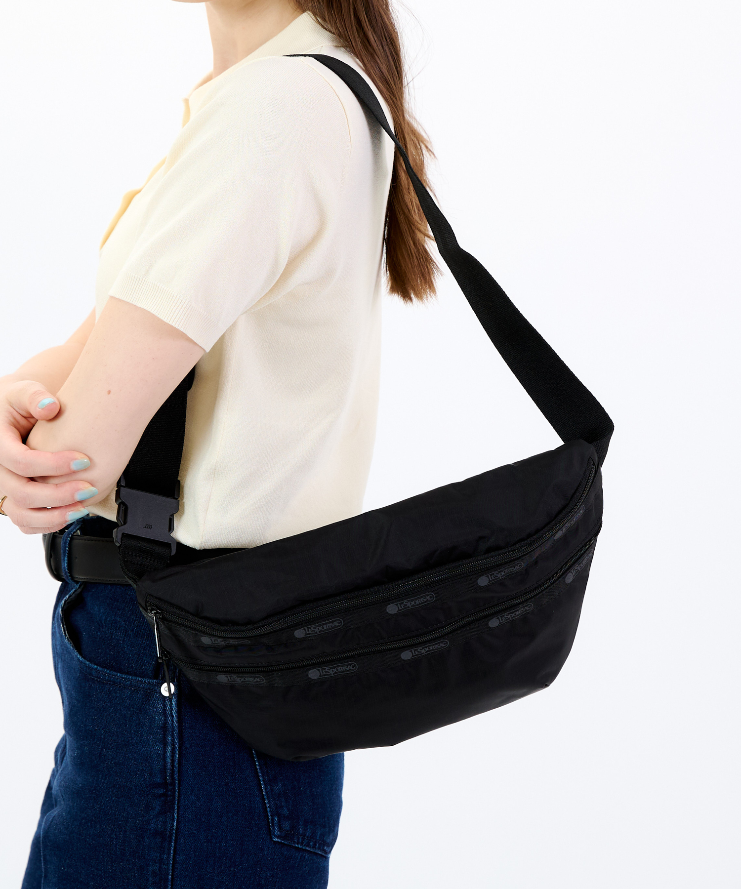 【LeSportsac】HERITAGE BELT BAG ベルトバッグ（ボディバッグ） HERITAGE BELT BAGスペクテイターブラック（ベルトバッグ