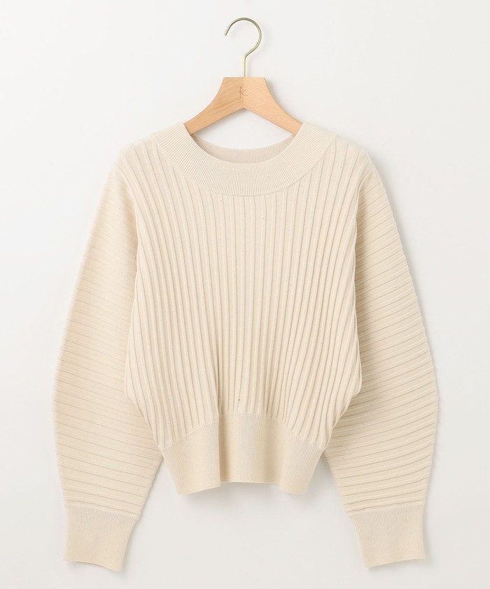セール 30%OFF】【手洗い可】ELENAスパンコールドルマン ニット
