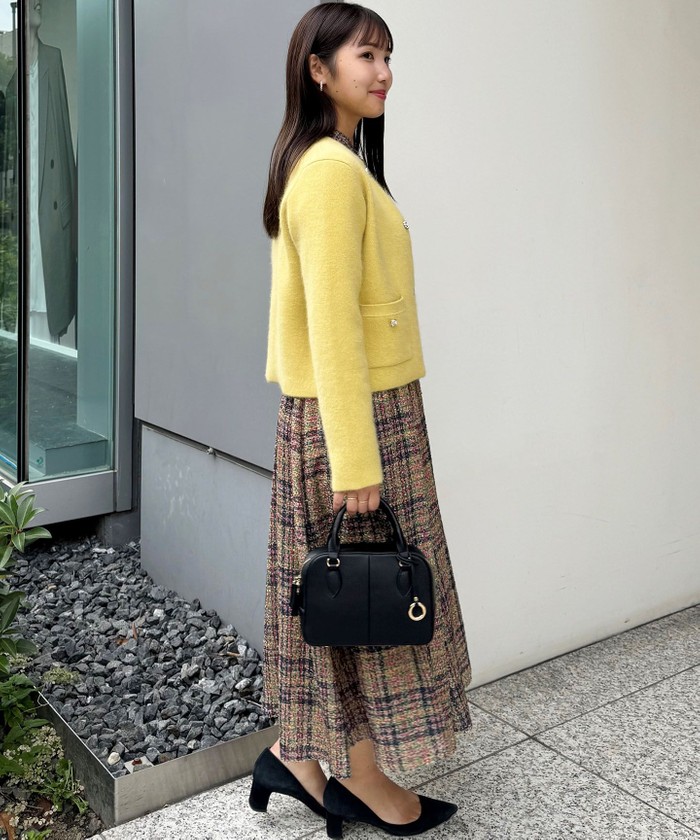 セール 30%OFF】ギミックチェックツイード ワンピース(507531468