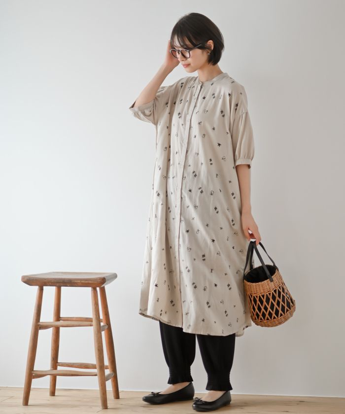 裾シャーリングカットプリーツパンツ(506548466) | アール