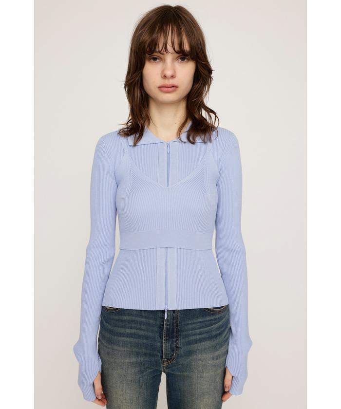 セール 50%OFF】FRONT ZIP HG 2P トップス(507534315) | スライ
