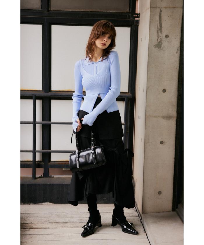 セール 50%OFF】FRONT ZIP HG 2P トップス(507534315) | スライ