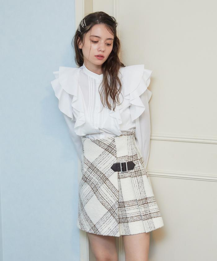 セール 50%OFF】ブークレチェックミニスカート(507534356