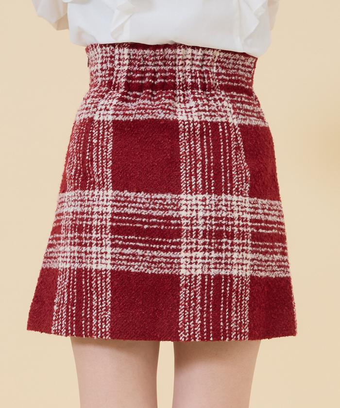 DIESEL チェックブークレミニスカート セール 50%OFF】ブークレチェックミニスカート(507534356