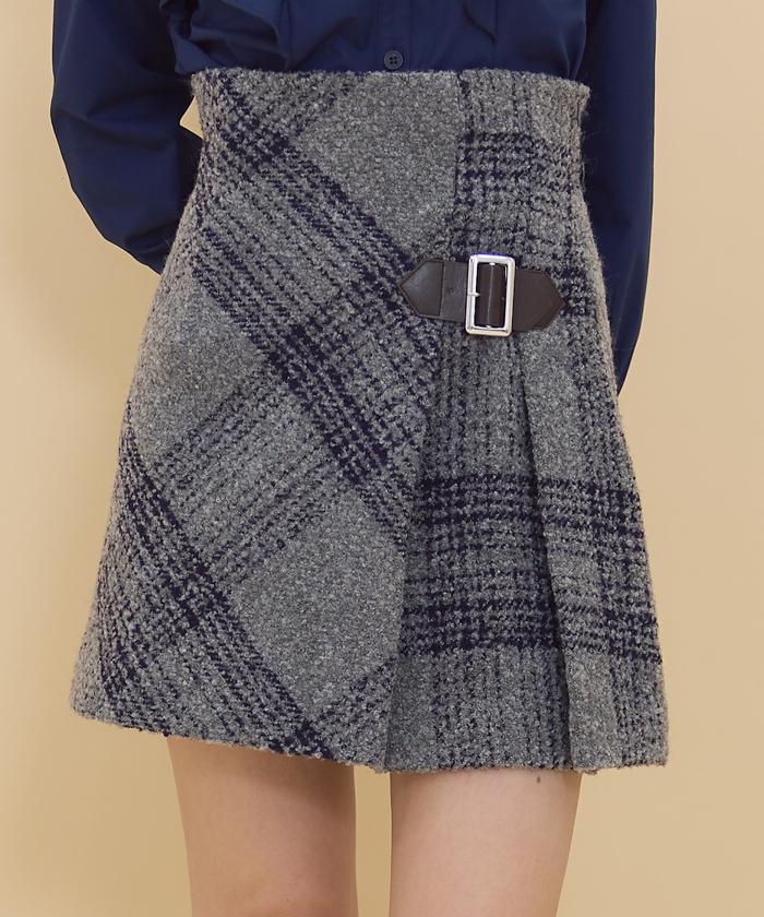 セール 50%OFF】ブークレチェックミニスカート(507534356